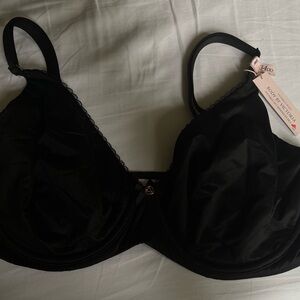 Victoria's Secret Black Satin Bra